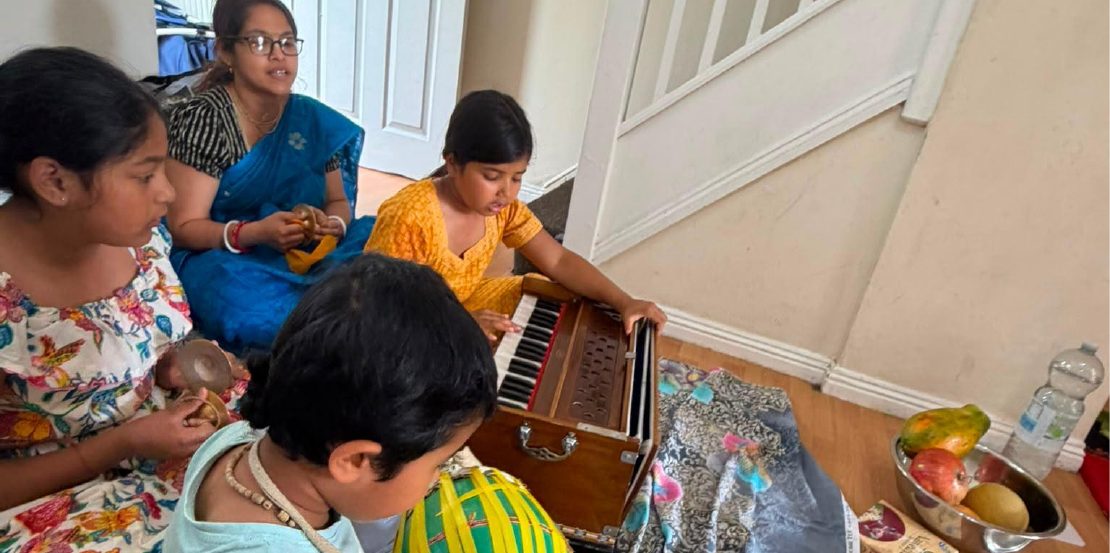 Outreach and kirtana program in Ekachakra Dham